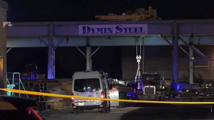 Man killed by truck at Dymin Steel