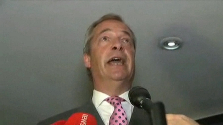 Nigel Farage steps down