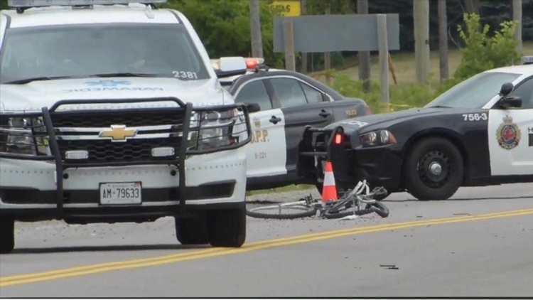 Cyclist dead in Hamilton Collision