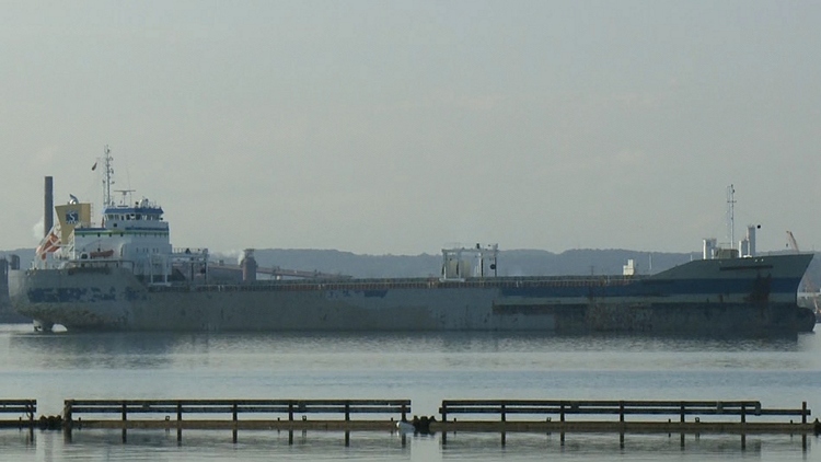 Future unclear for Italian cargo ship anchored in Hamilton Harbour