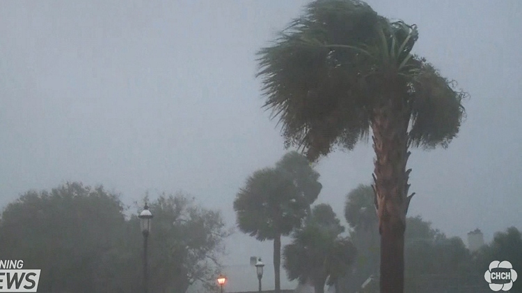 Canadian snowbirds watching hurricane Matthew