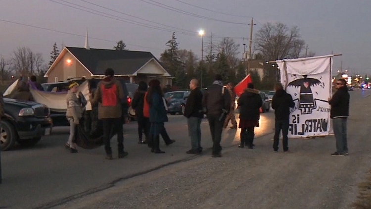 Pipeline protest in Caledonia