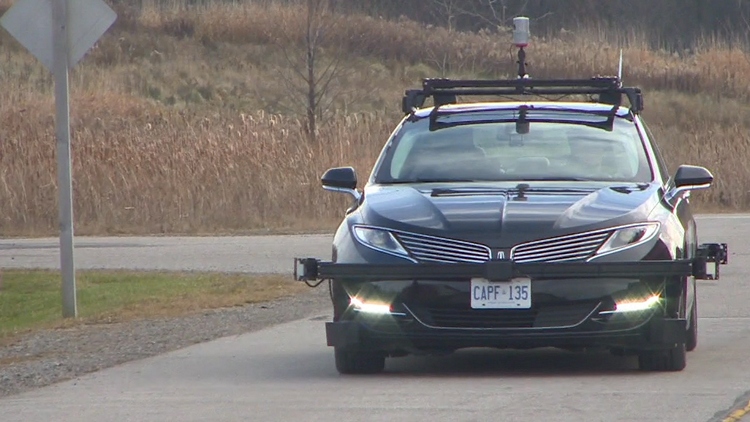 Self-driving cars hit Ontario roads