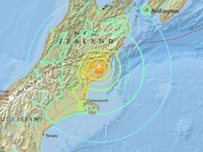 Powerful earthquake hits New Zealand, near Christchurch