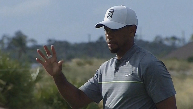 Tiger Woods impressing at third round of Hero World Challenge