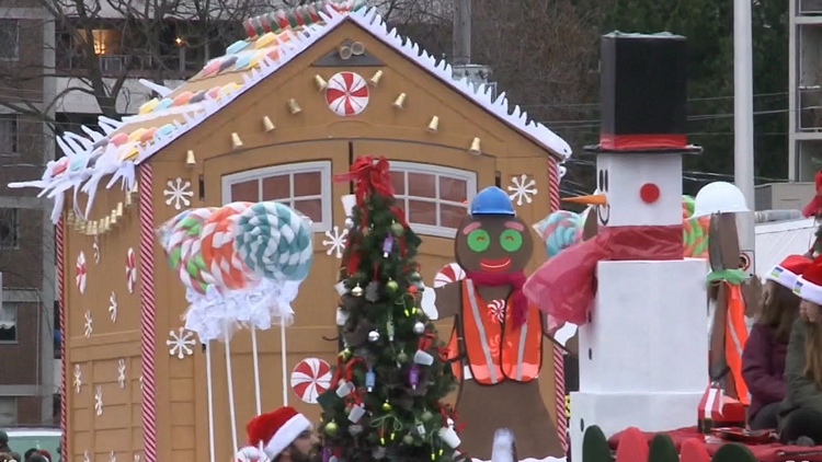 Burlington celebrates Santa Claus Parade