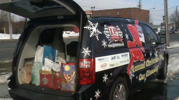 Burlington car dealer brightens holidays with annual Christmas Eve car giveaway