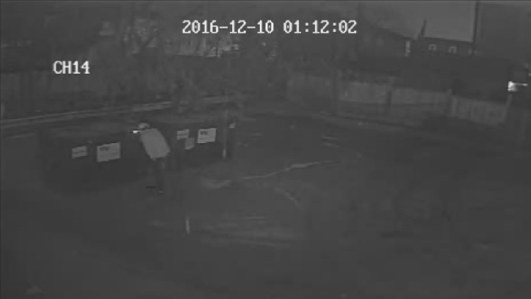 Man caught on video setting fire, police investigate