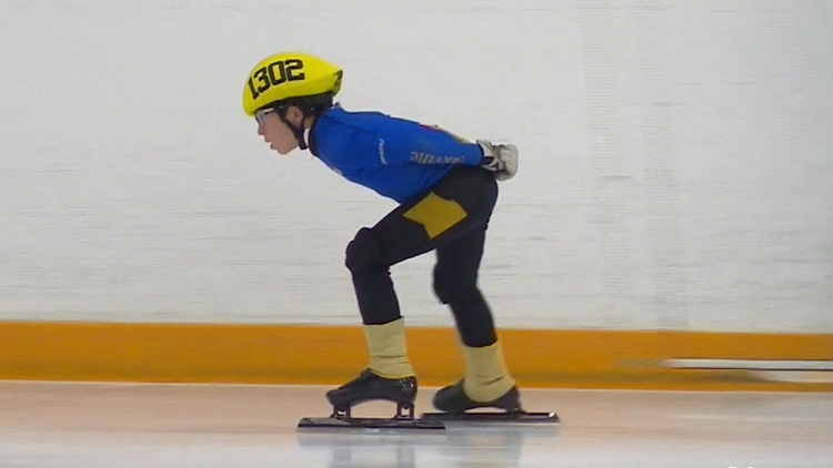 Burlington speed skater on pace to break more records