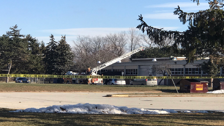Burlington teen dies after falling off school roof