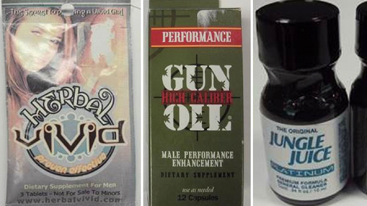 Dangerous ‘poppers’ seized from adult-themed store