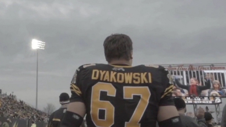 Peter Dyakowski signs with the Argos, hours after being released from Tiger-Cats