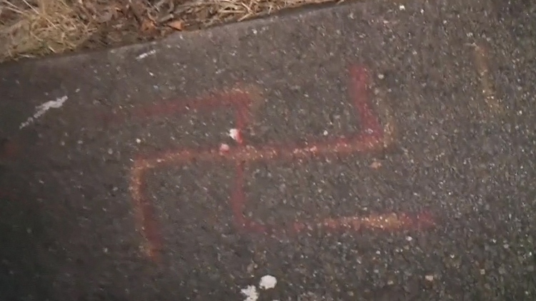 Anti-Semitic graffiti in Hamilton