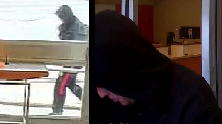 Police release images of man wanted in Smithville bank robbery