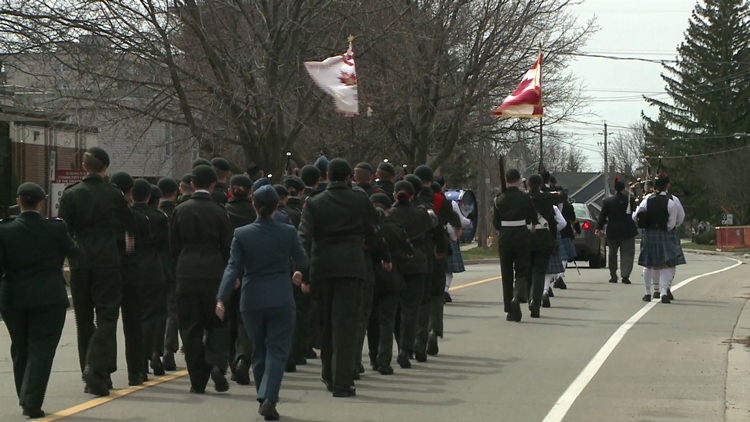 Burlington Legion hosts Battle of Vimy Ridge parade