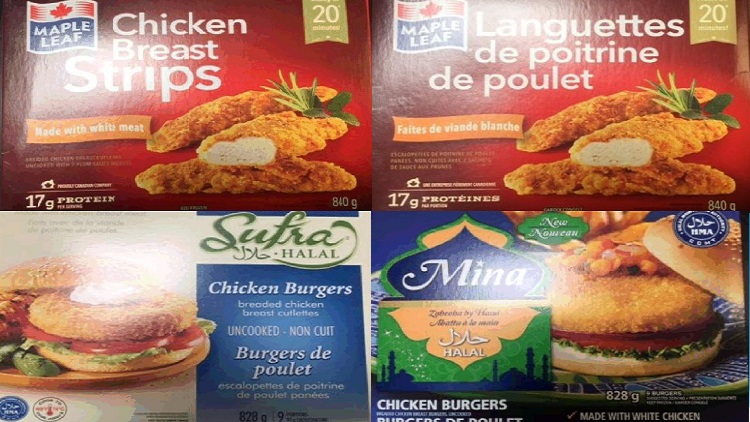 Various breaded chicken products recalled due to possible toxin