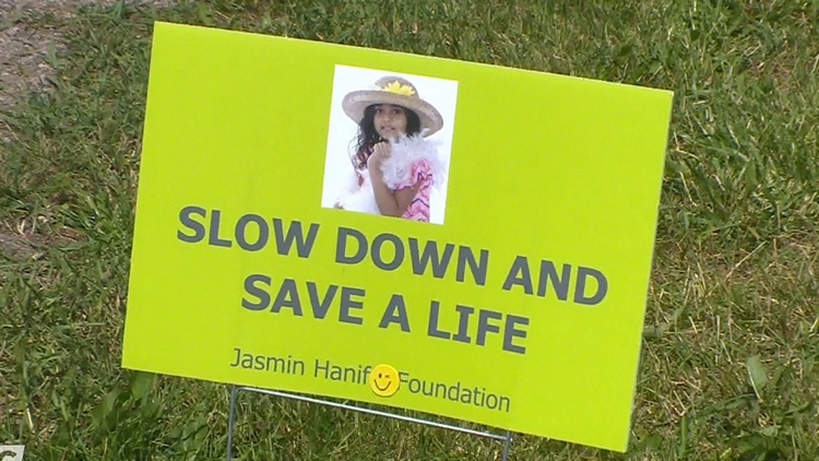 A grieving father calls for lower speed limits following Jasmin Hanif’s death on Evans Road