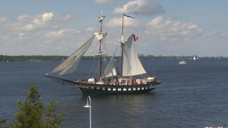 Tall ships arrive in Hamilton