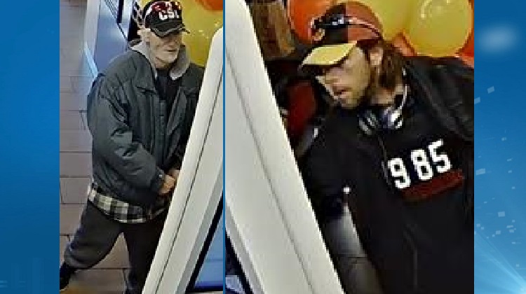 Stolen credit and debit cards used in Hamilton, two men wanted