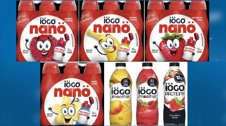 iögo yogurt products recalled due to risk of containing plastic