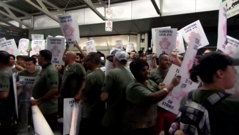 700 ground crew workers on strike at Pearson airport