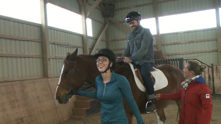 Horsing around at Kings Meadow