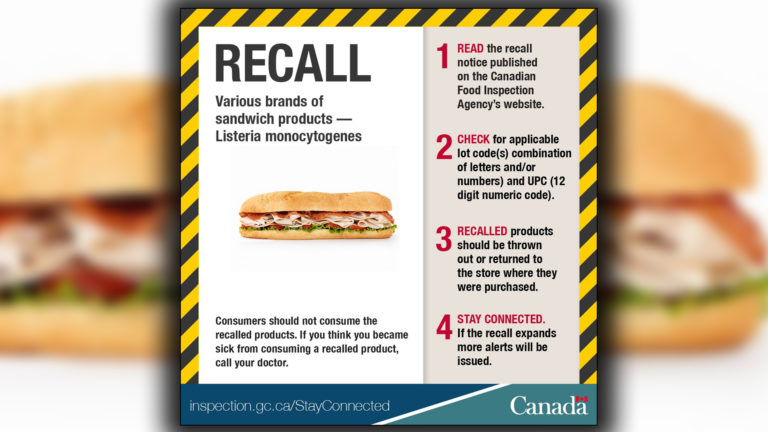 CIFA expands sandwich recall