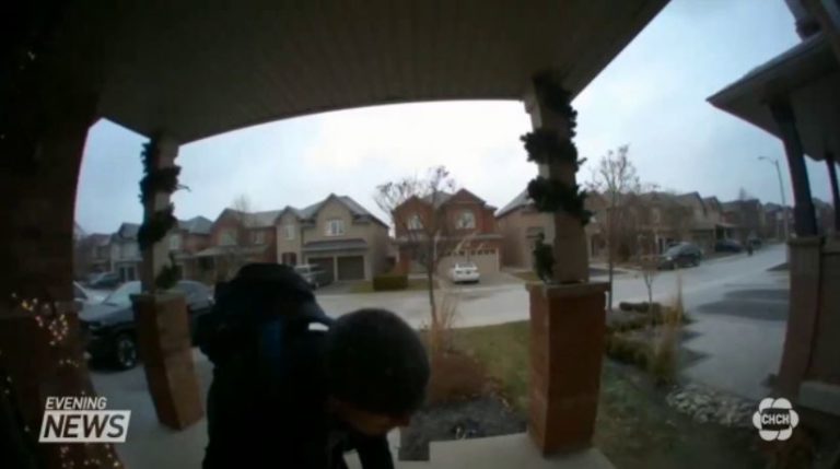 Thief caught on camera stealing Amazon package in Burlington