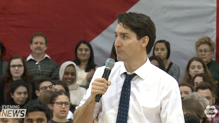 Prime Minister Trudeau takes town hall questions at McMaster University