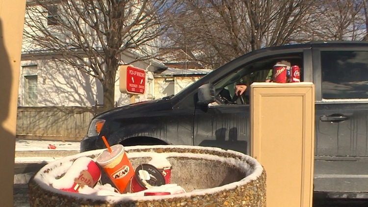 Should garbage cans be mandatory at drive thru’s?