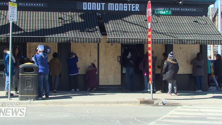 Clean up & police investigation continue on Locke st.