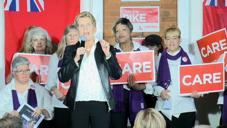 Premier rallies in Hamilton