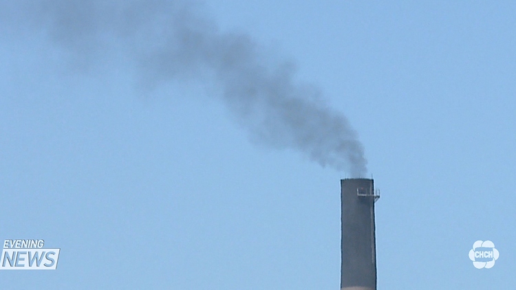 Thick, black smoke coming from ArcelorMittal Dofasco