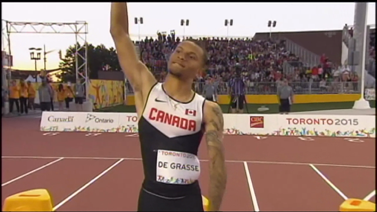 Andre De Grasse out for the season with hamstring strain