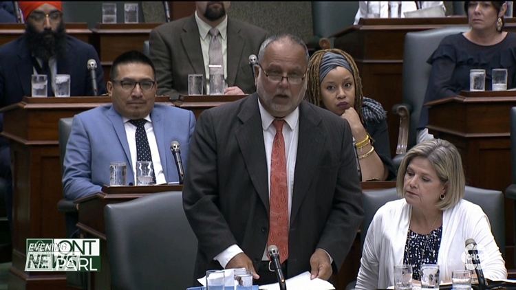 Queen’s Park question period continued today