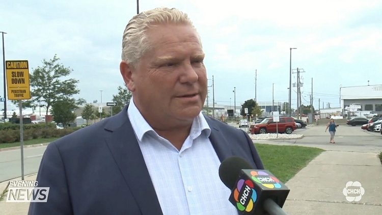 Doug Ford in Hamilton