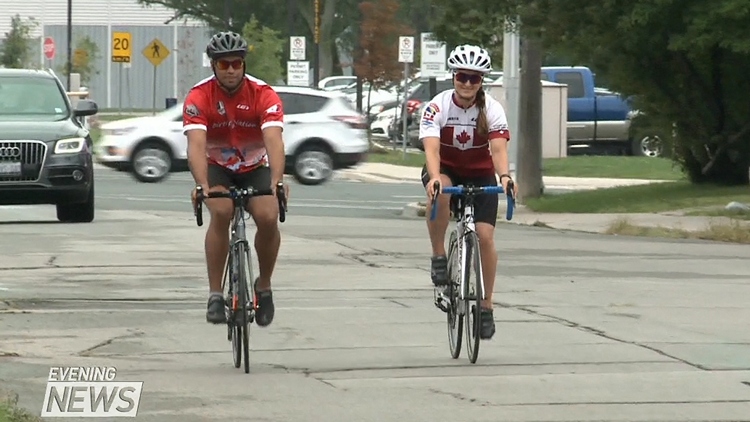 Cycling the Highway of Heroes to raise awareness about PTSD