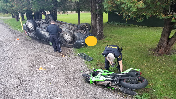 Motorcyclist dies in hospital after crash in Norfolk County