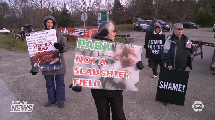 Protest at Short Hills Provincial Park