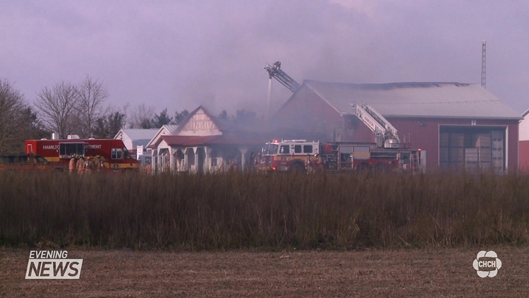 Barn Fire causes serious damage