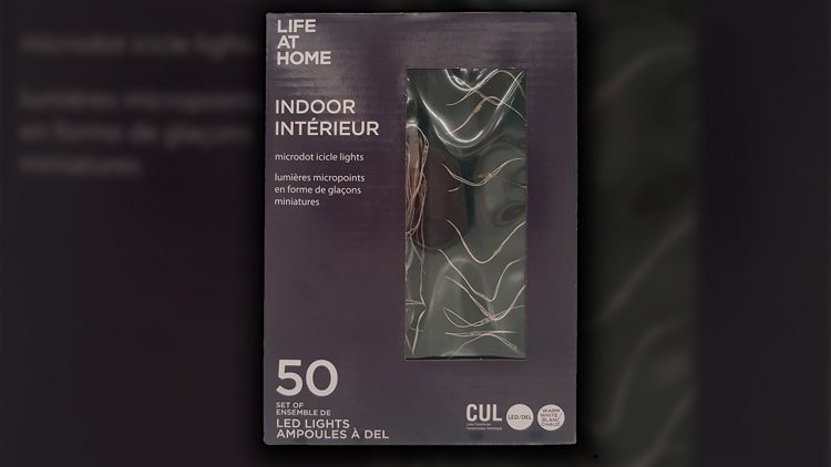 Loblaw recalling icicle lights over potential defect