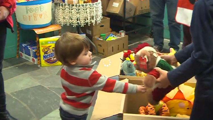 Hamilton student collects stuffies for kids in need