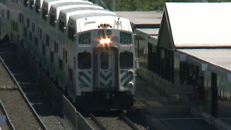 In the morning people can board a GO train to and from Niagara Falls