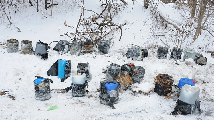 Illegally dumped chemicals found throughout Brantford