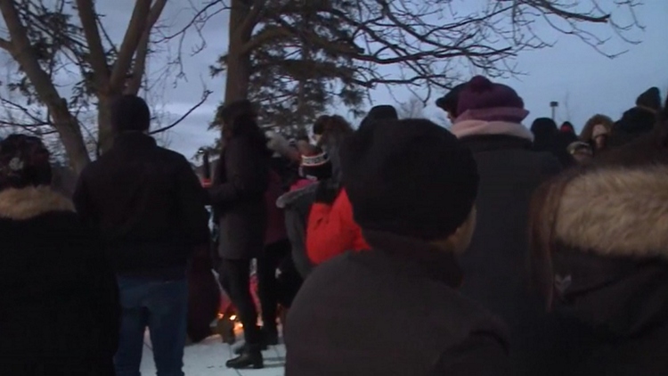 Vigil for Riya Rajkumar in Mississauga