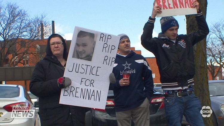 Families of dead inmates protest outside Barton Street Jail