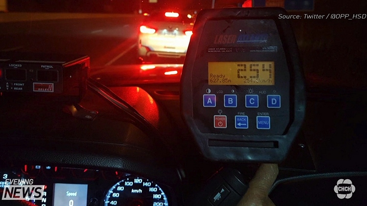 OPP stopped 3 drivers in 24 hrs going more than double the speed limit