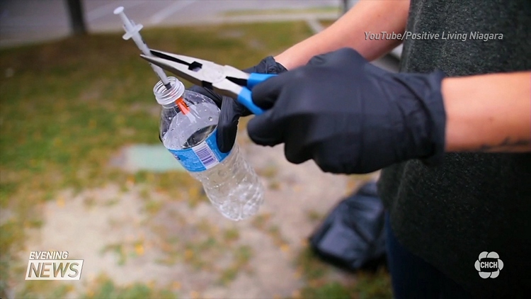 Woman finds discarded needles outside Welland high school