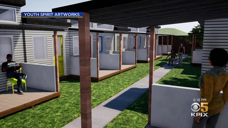 Tiny home village in California aims to combat youth homelessness