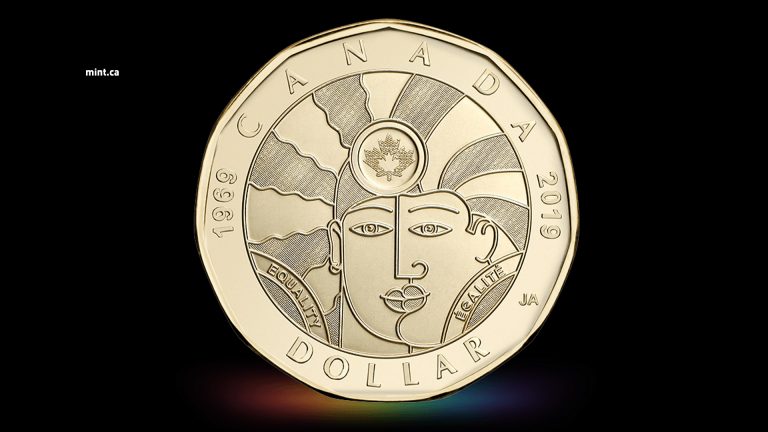 New Commemorative loonie unveiled marking progress for LGBTQ2